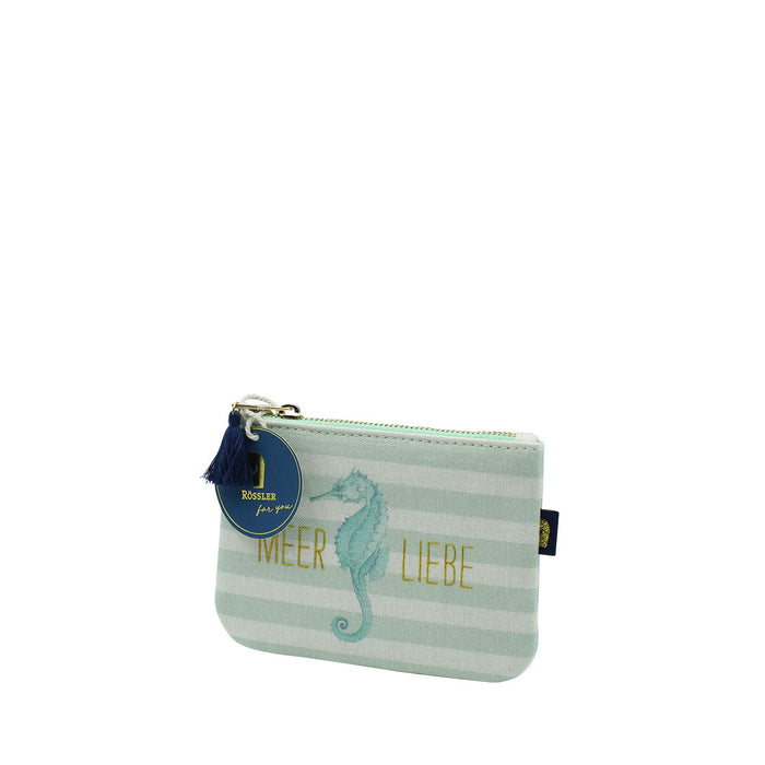 Mini Pouch „Meer Liebe“  | 135x95mm | aus Stoff | Meerzeit