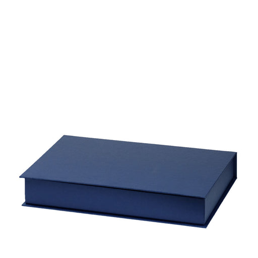 Briefpapierkassette personalisiert, Creme Inhalt, Blau