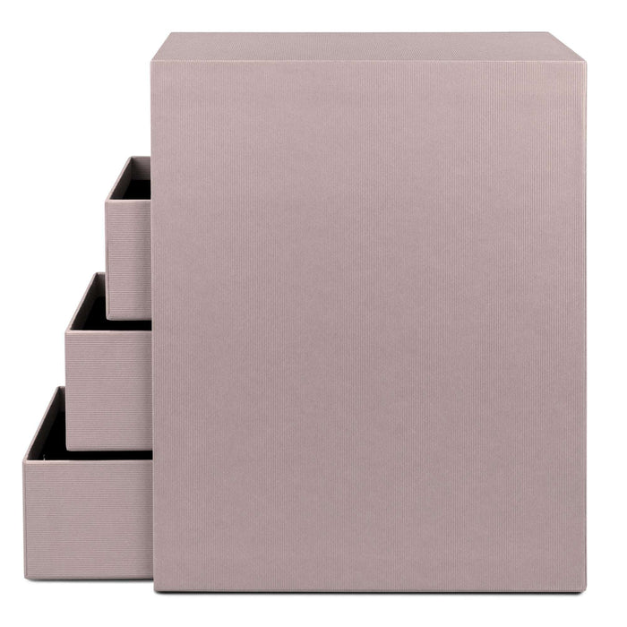 4er Schubladenbox für A5, Taupe