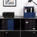 Stehsammler mit Griff für A4, Navy-Blau