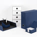 Archivbox für A4, Blau-Navy