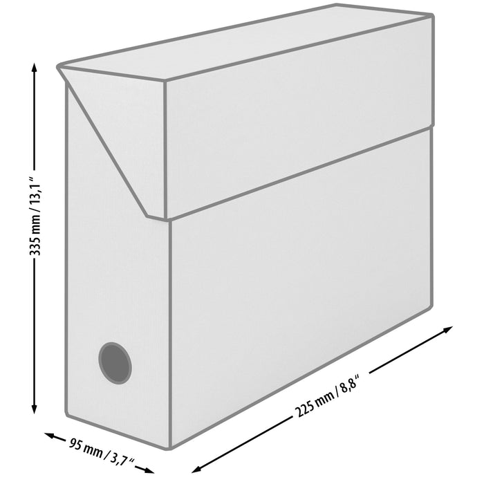 Archivbox für A4, Rot