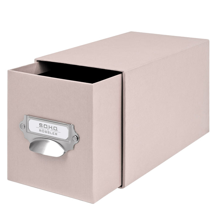 1er Schubladenbox für CDs, Powder-Rosa