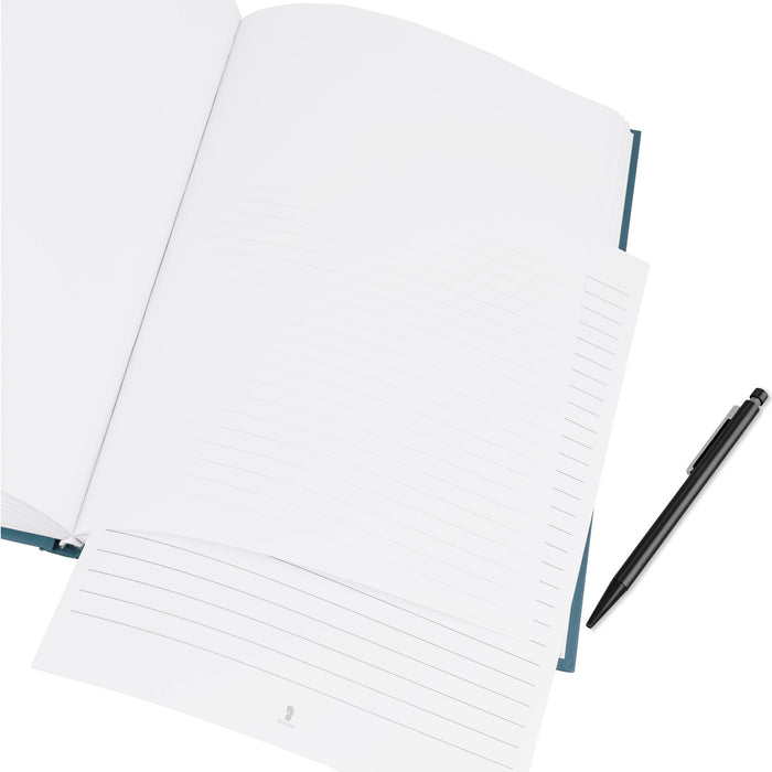 Notizbuch A4, Denim-Blau