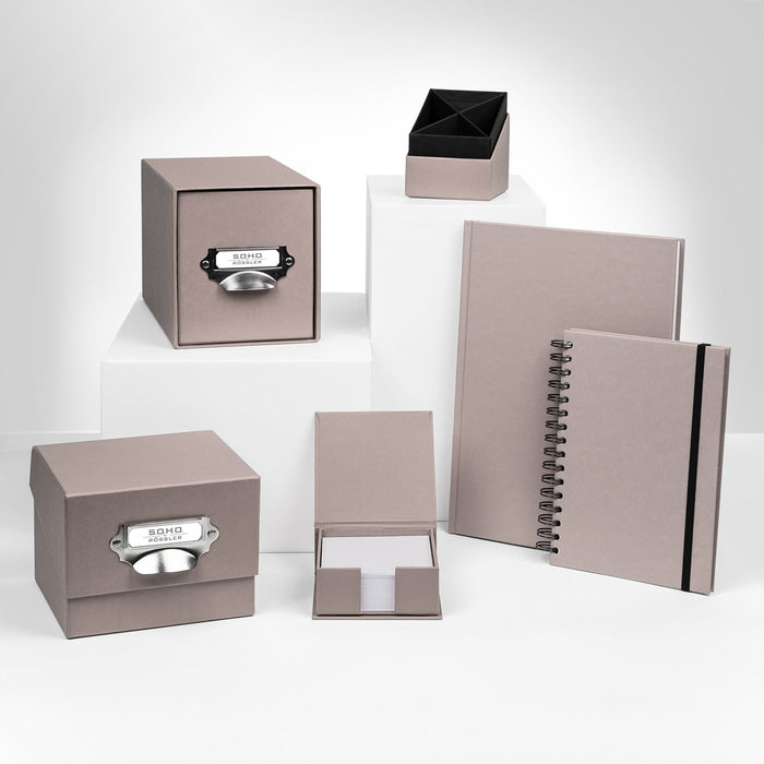 Notizbuch A4, Taupe
