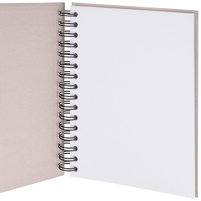 Notizbuch A5 mit Gummizug, Powder-Rosa