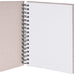 Notizbuch A5 mit Gummizug, Powder-Rosa