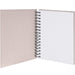 Notizbuch A5 mit Gummizug, Powder-Rosa