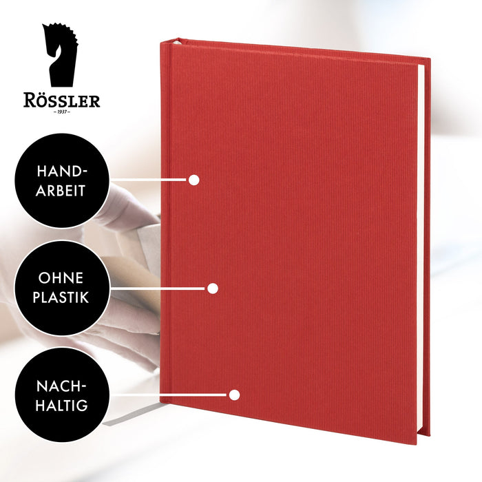 Notizbuch A5, Rot