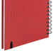 Notizbuch A5 mit Gummizug, Rot