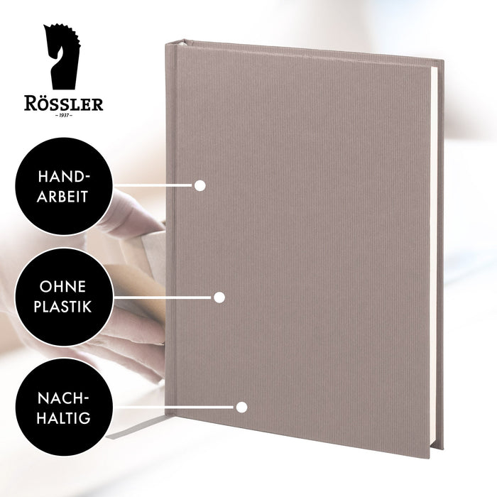 Notizbuch A5, Taupe