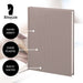 Notizbuch A5, Taupe
