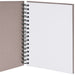 Notizbuch A5 mit Gummizug, Taupe