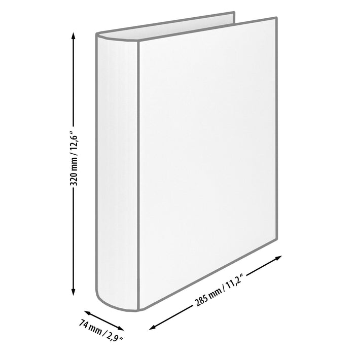 Ringbuch für A4, Schwarz
